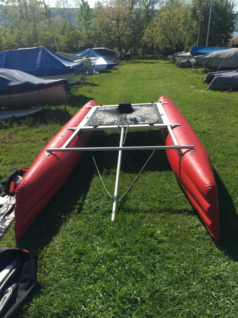 beide schwimmer sind aufgeblasen